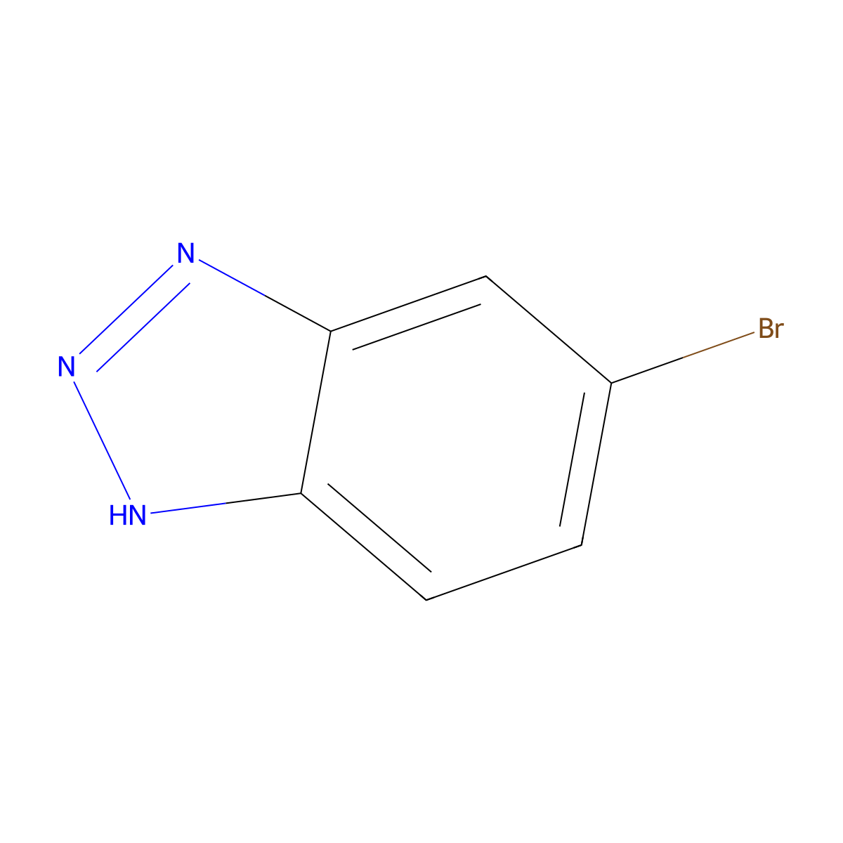5-Bromo-1H-benzotriazole molecular structure, CAS 32046-62-1