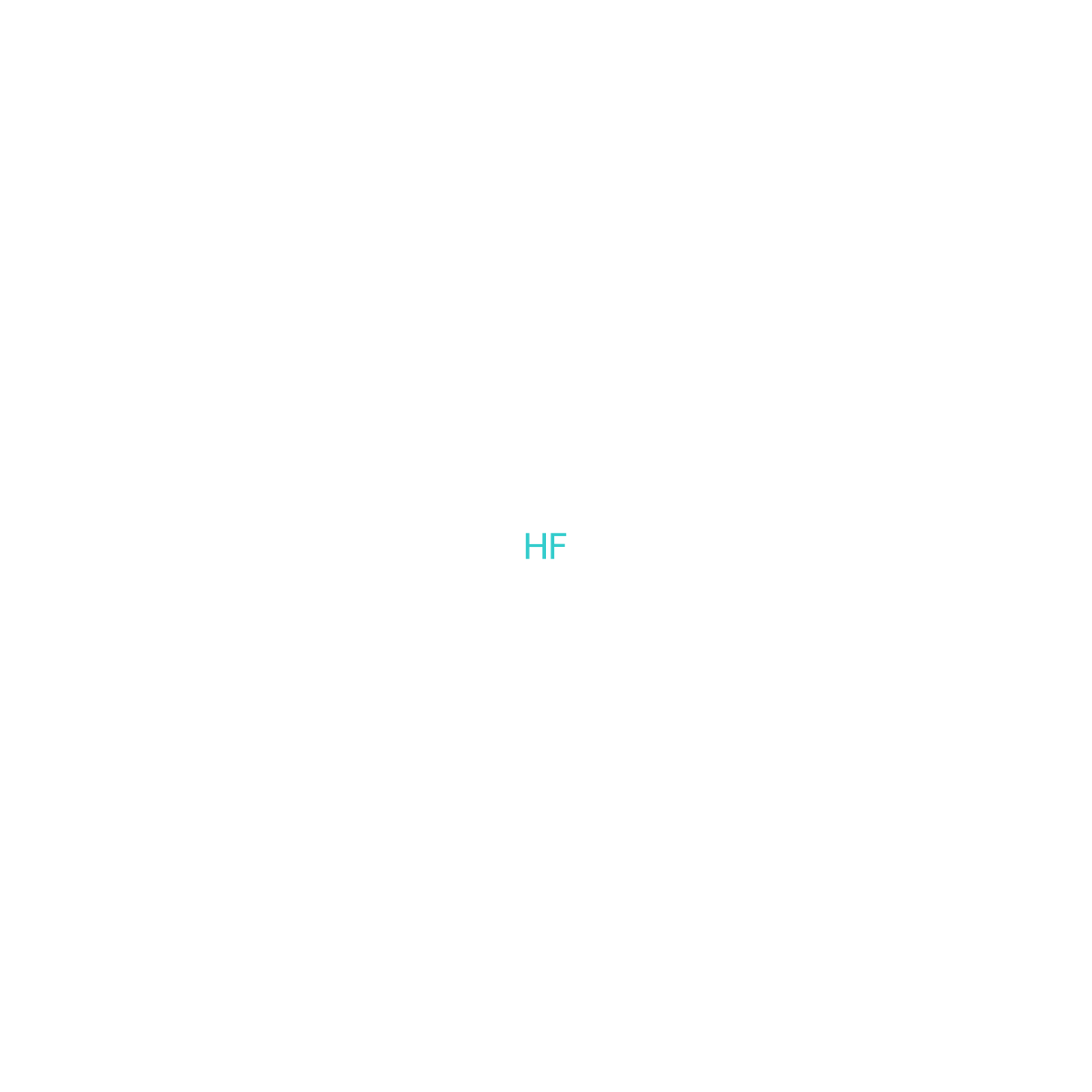 Hydrofluoric Acid molecular structure, CAS 32057-09-3