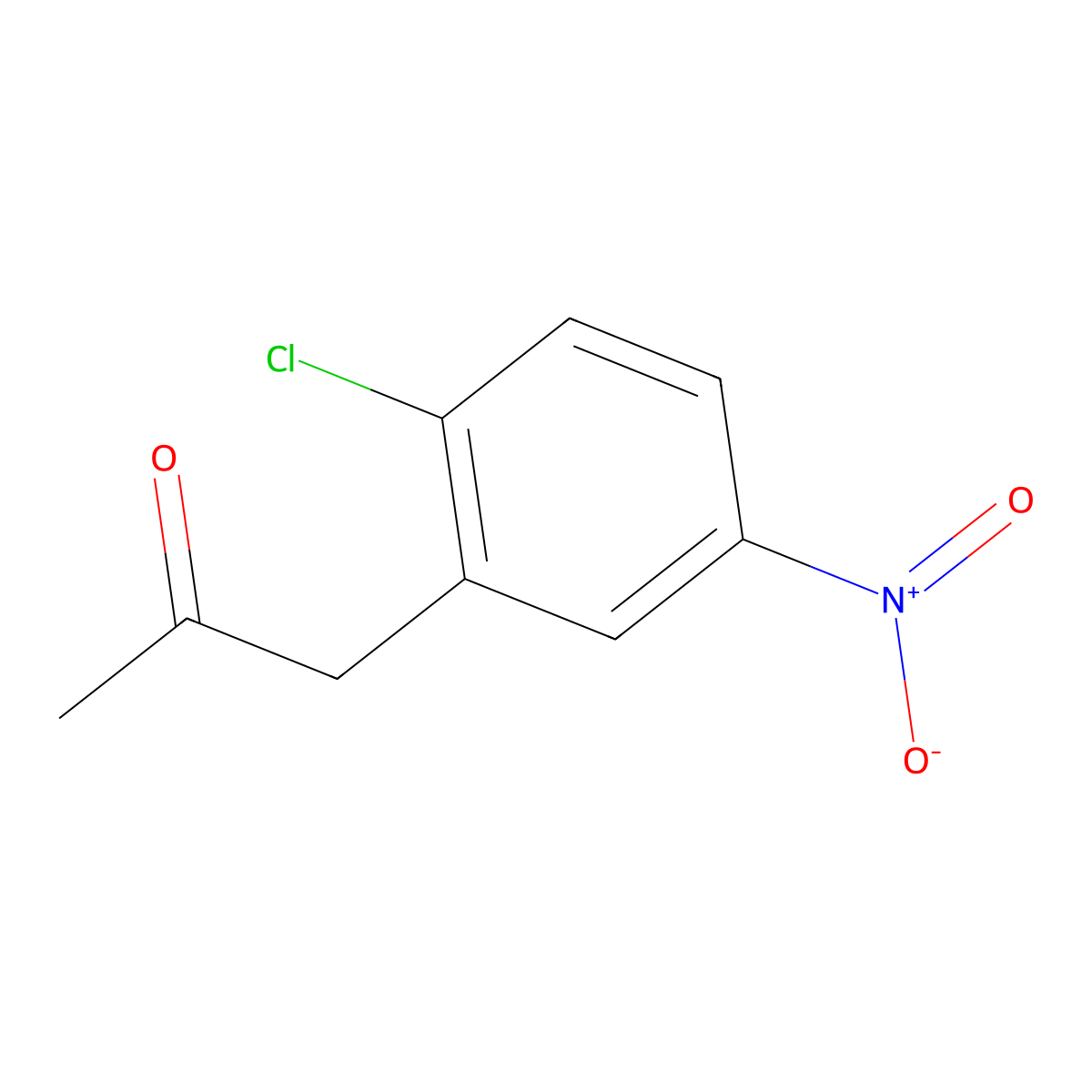 1-(2-Chloro-5-nitrophenyl)acetone molecular structure, CAS 320576-24-7