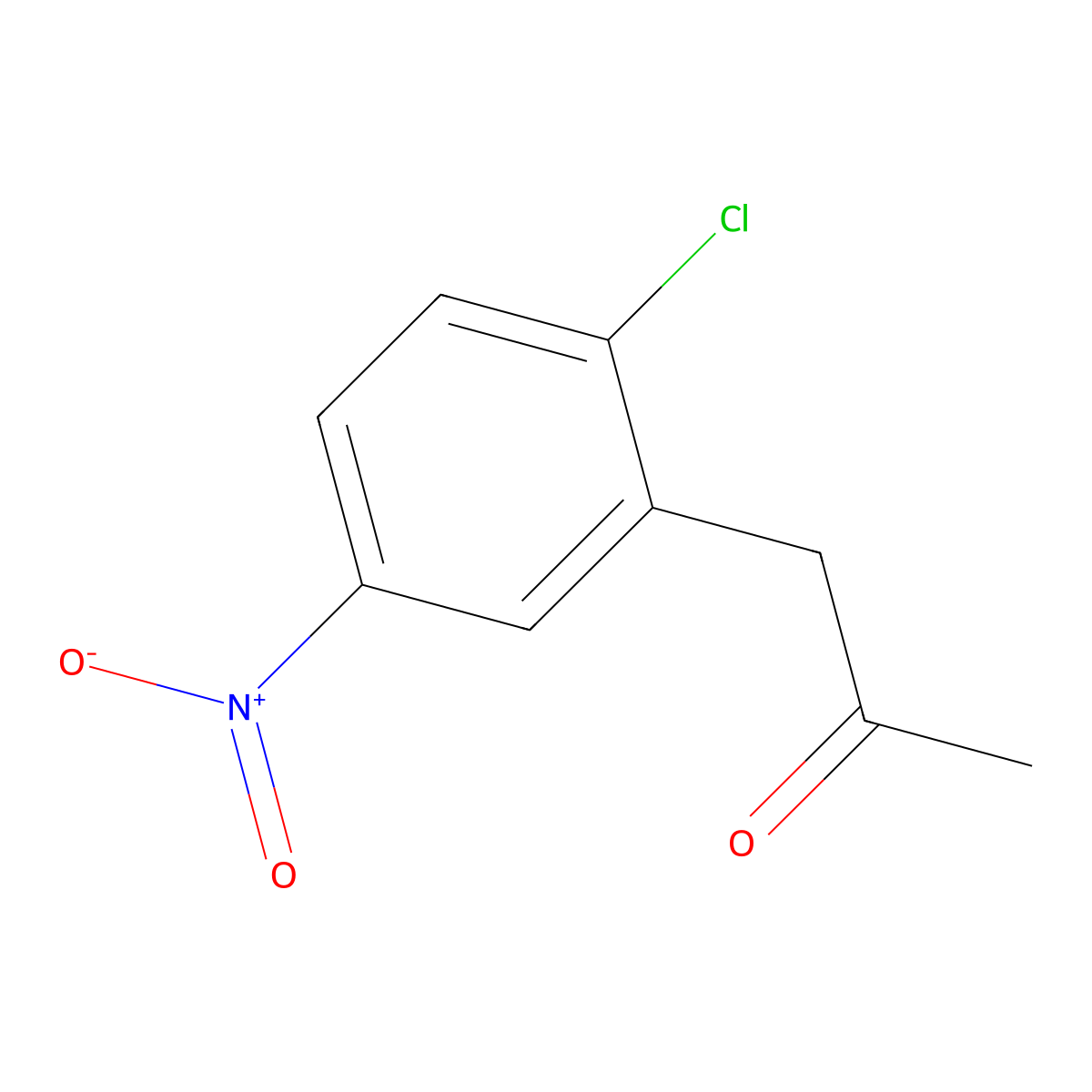 1-(2-Chloro-5-nitrophenyl)acetone molecular structure, CAS 320576-24-7