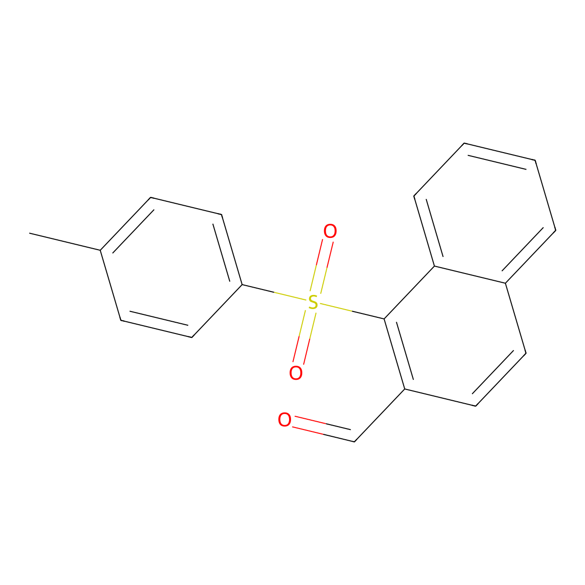 1-Tosyl-2-naphthaldehyde molecular structure, CAS 320589-46-6