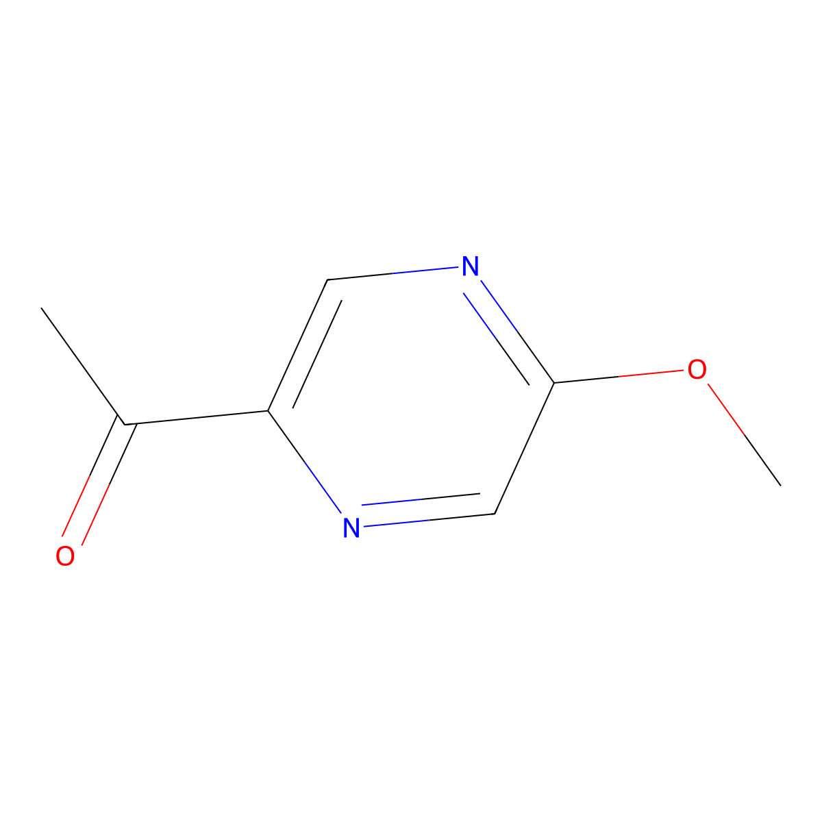 1-(5-Methoxypyrazin-2-YL)ethanone molecular structure, CAS 320592-61-8