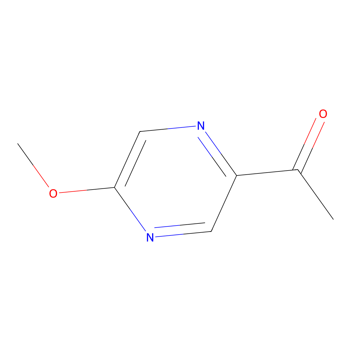 1-(5-Methoxypyrazin-2-YL)ethanone molecular structure, CAS 320592-61-8