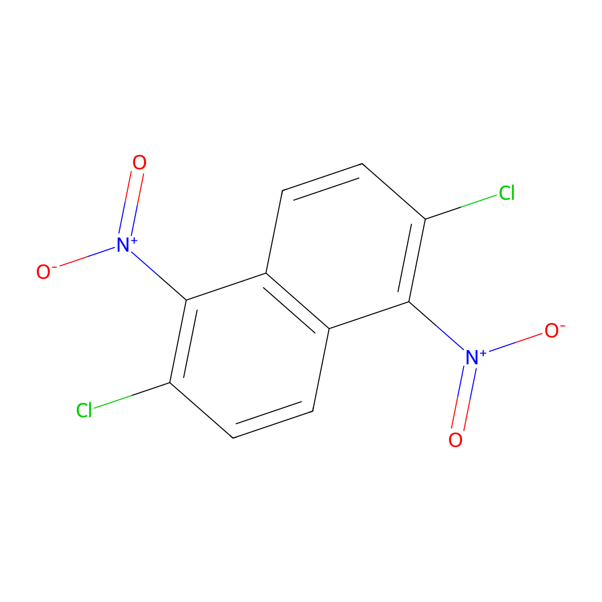 2,6-Dichloro-1,5-dinitronaphthalene molecular structure, CAS 320600-07-5