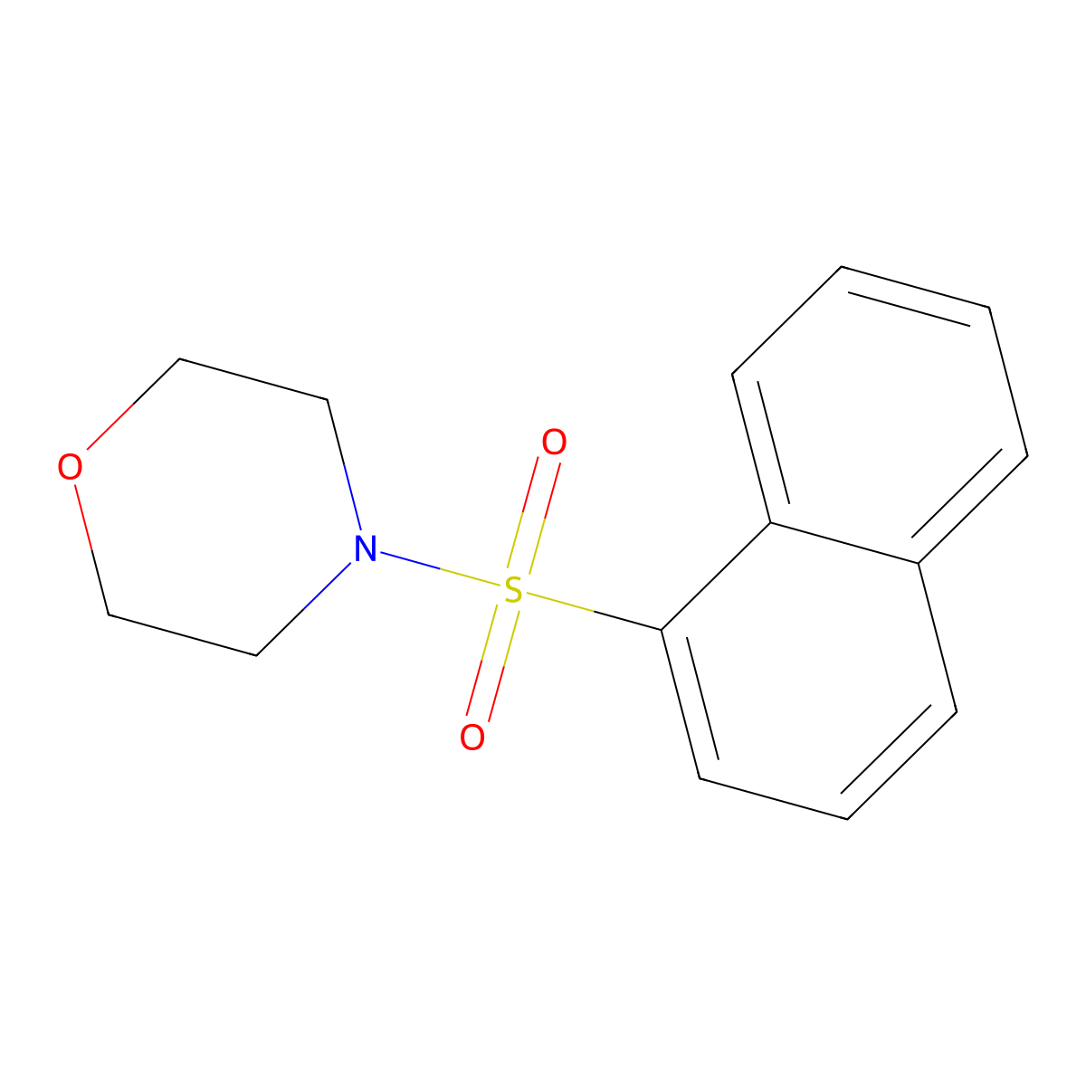 4-(Naphthalen-1-ylsulfonyl)morpholine molecular structure, CAS 320609-23-2