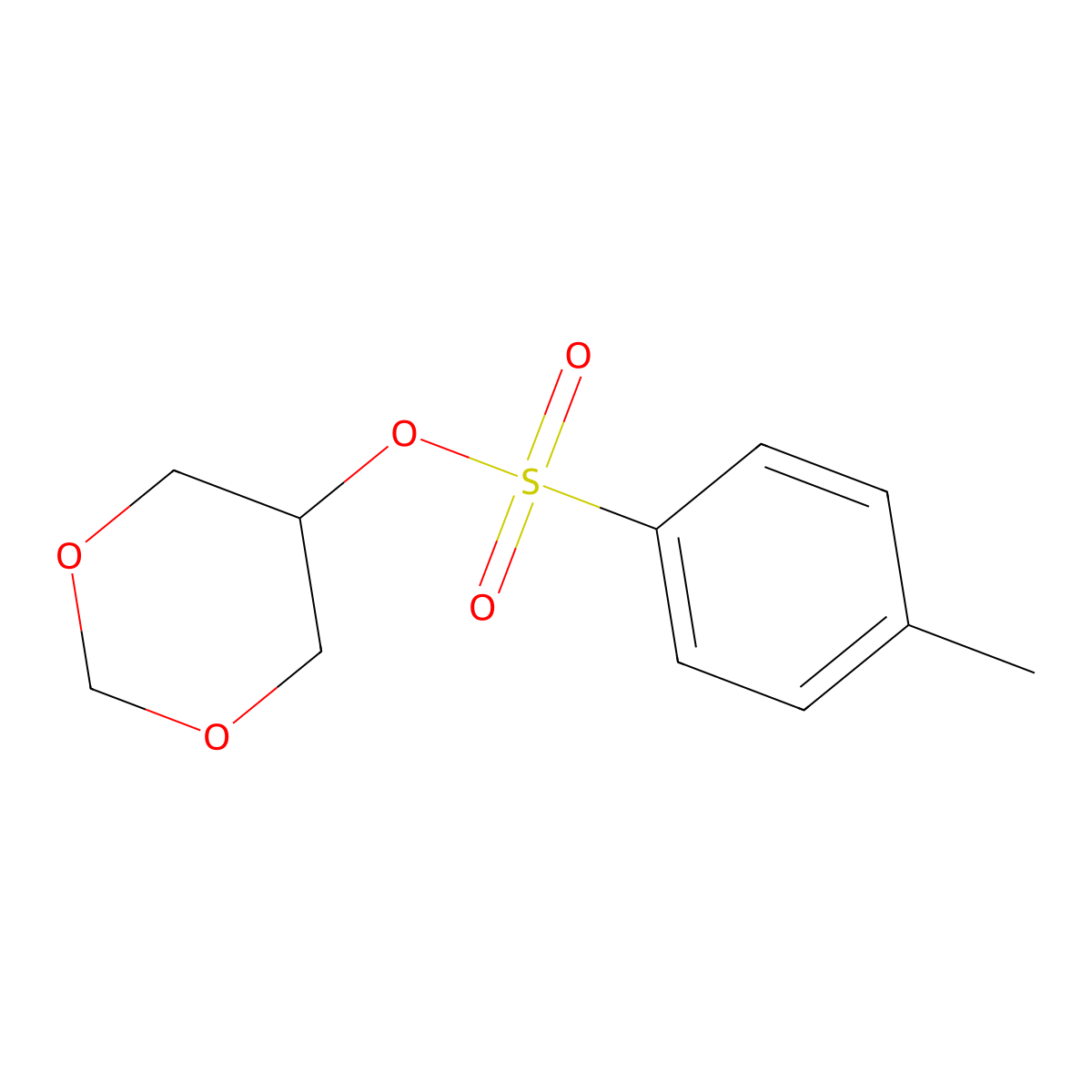 1,3-Dioxan-5-yl 4-methylbenzenesulfonate molecular structure, CAS 32061-16-8