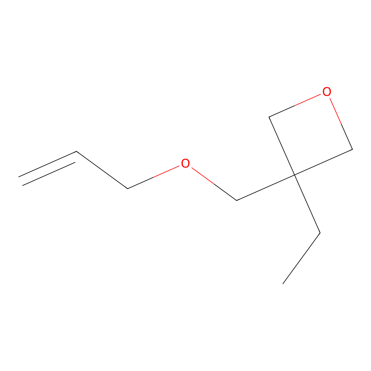 3-[(Allyloxy)methyl]-3-ethyloxetane molecular structure, CAS 3207-04-3