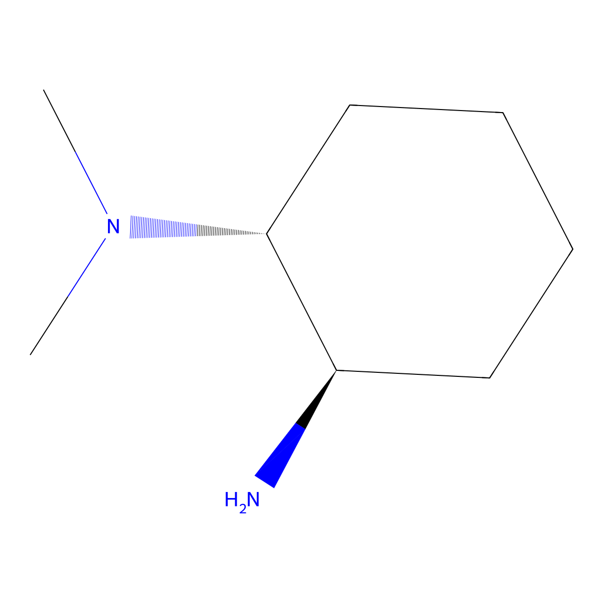 (1R,2R)-N1,N1-Dimethylcyclohexane-1,2-diamine molecular structure, CAS 320778-92-5
