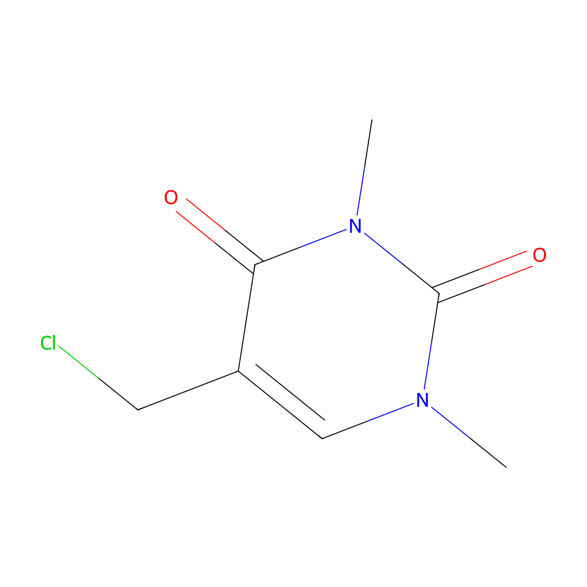 5-(Chloromethyl)-1,3-dimethyluracil molecular structure, CAS 32079-06-4