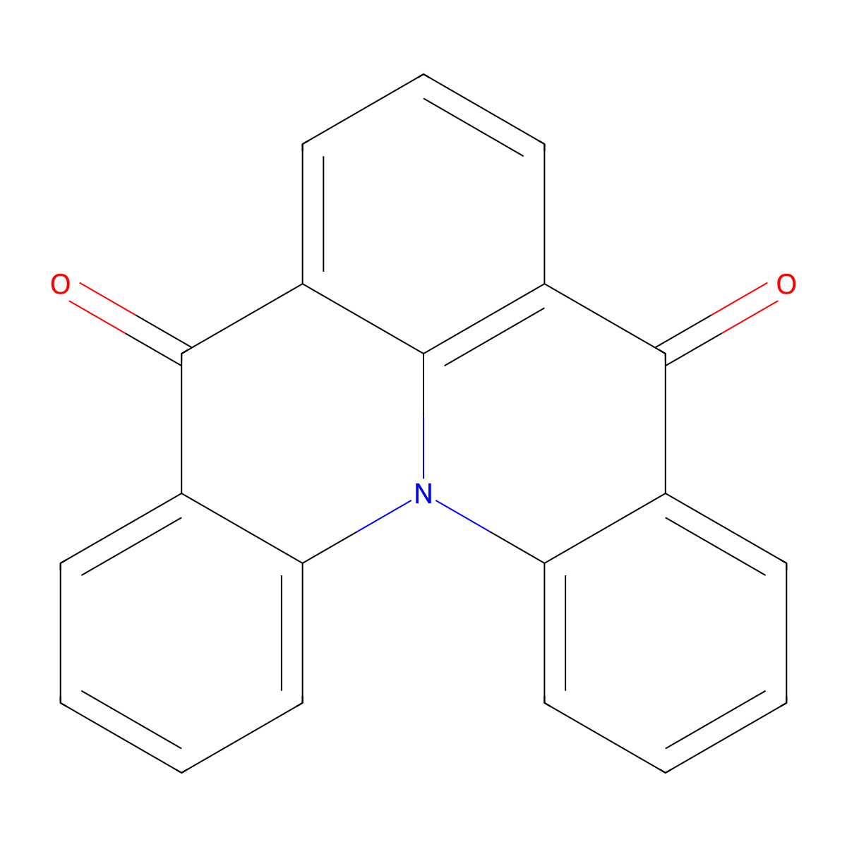 Quinolino[3,2,1-de]acridine-5,9-dione molecular structure, CAS 32081-22-4