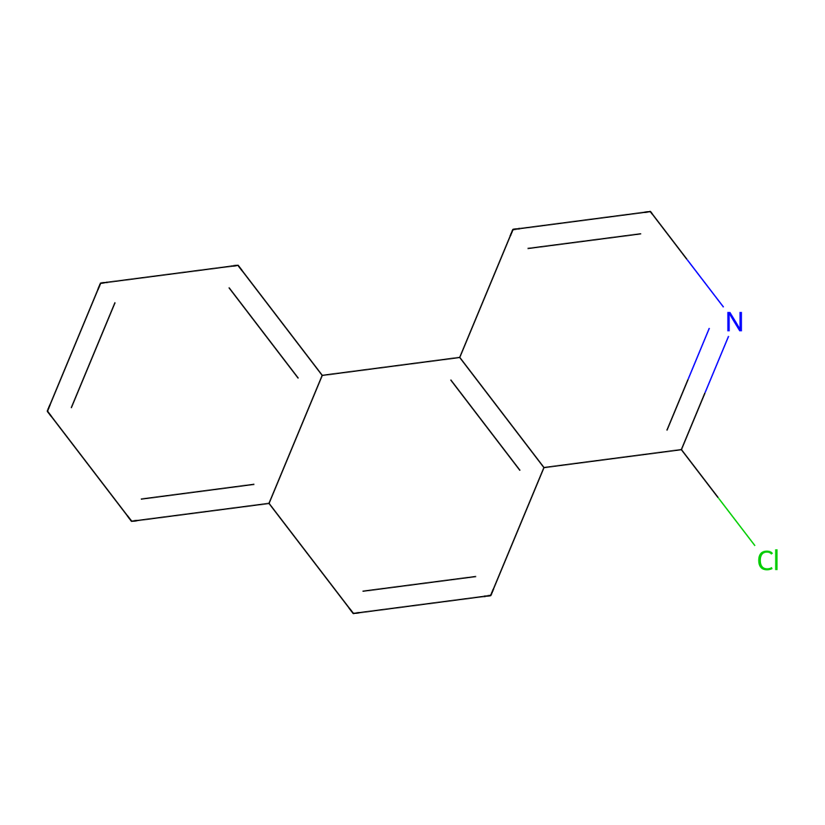 4-Chlorobenzo(f)isoquinoline molecular structure, CAS 32081-28-0