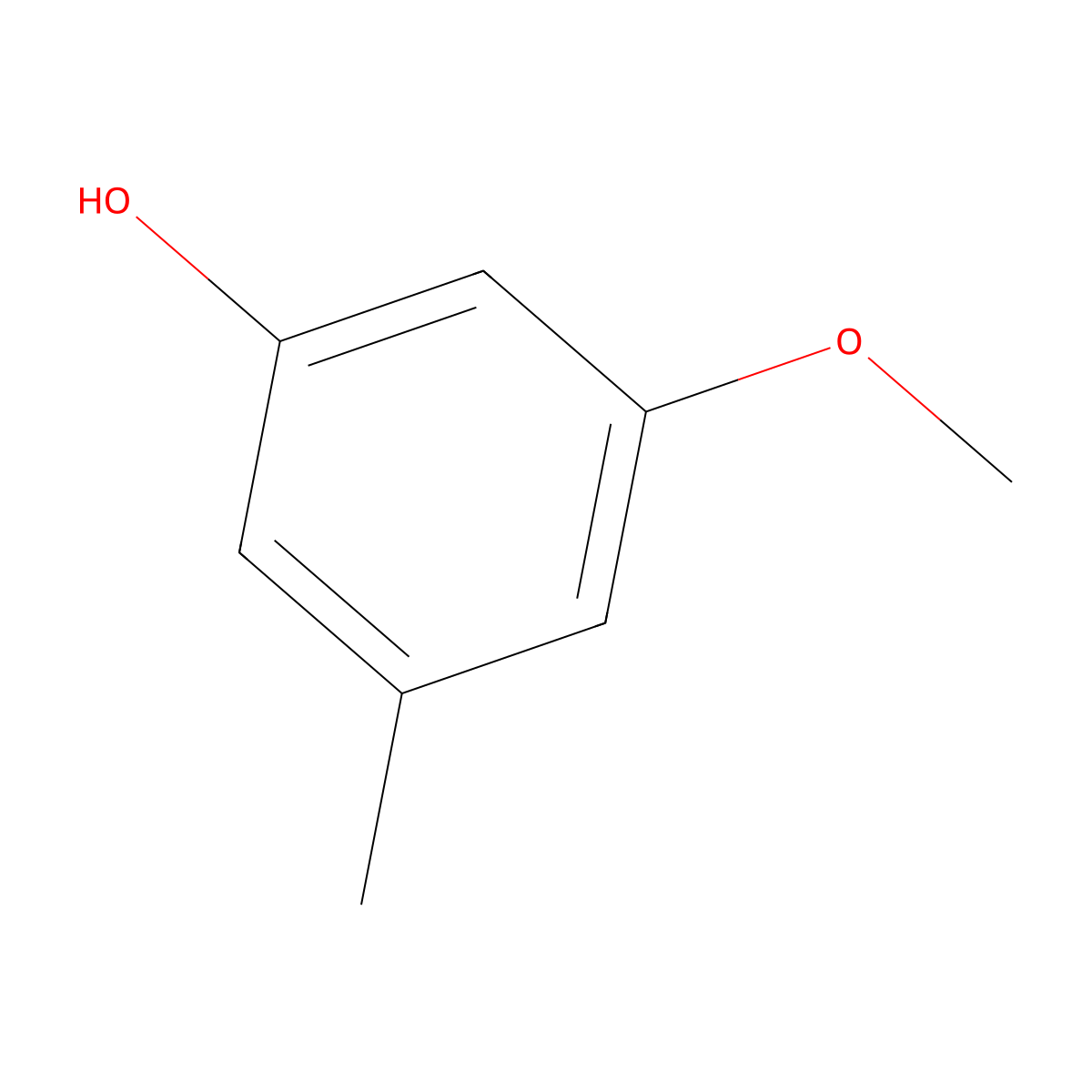 3-Methoxy-5-Methylphenol molecular structure, CAS 3209-13-0