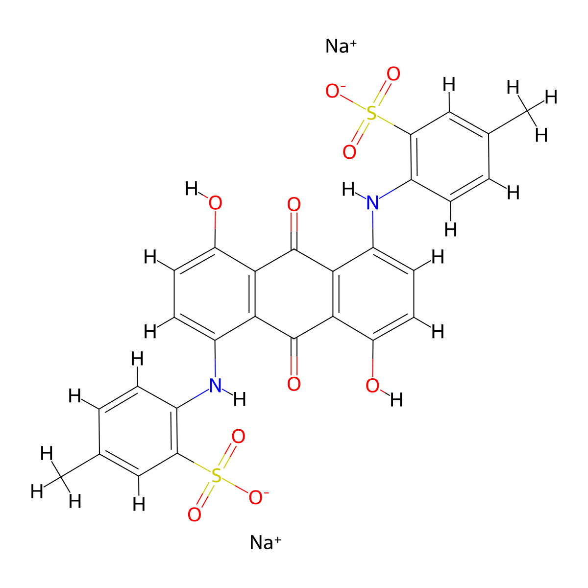 Toluidine Blue molecular structure, CAS 3209-30-1