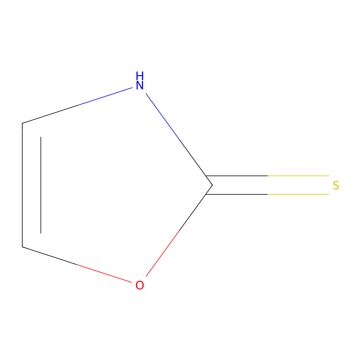 3H-1,3-oxazole-2-thione molecular structure, CAS 32091-51-3