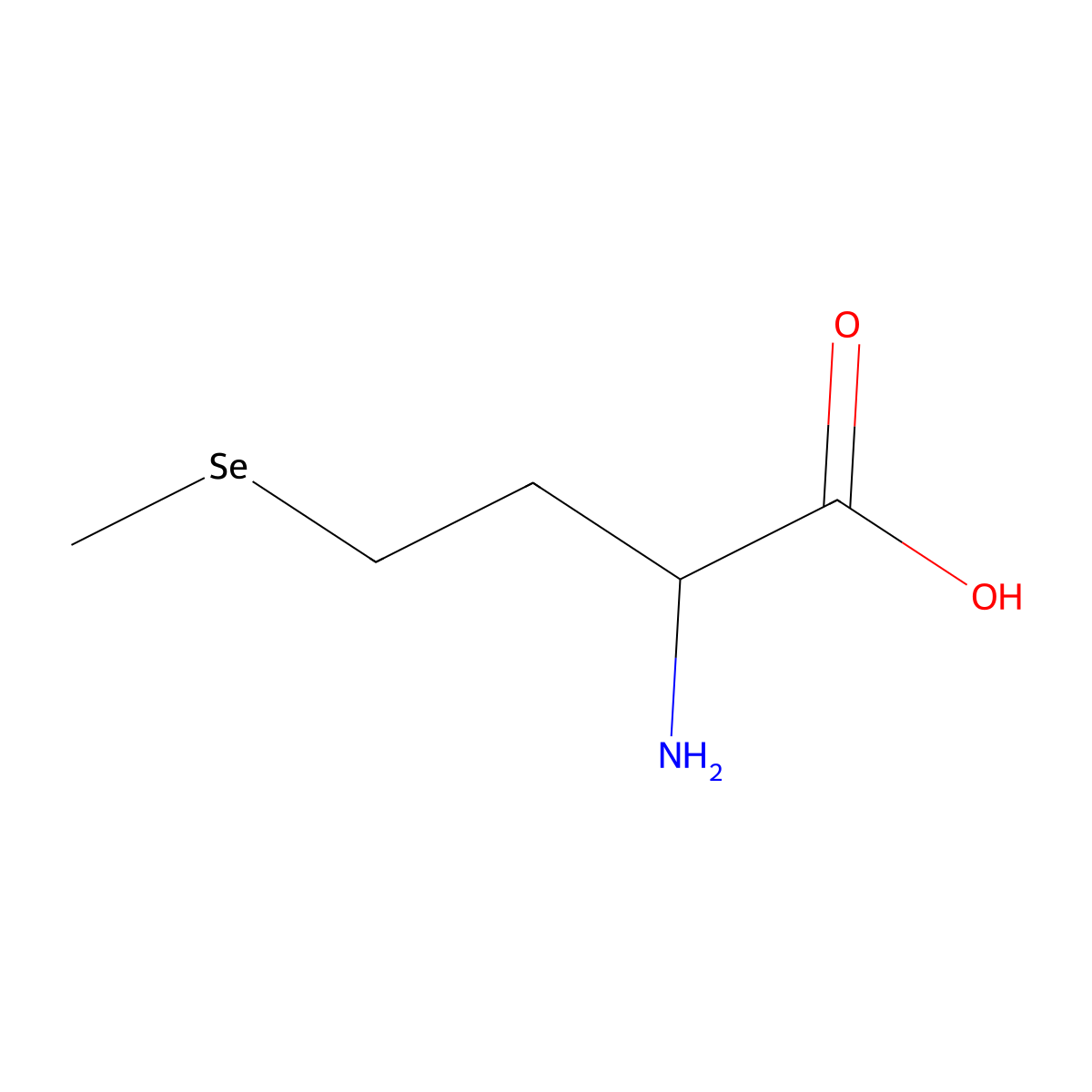 L-Selenomethionine molecular structure, CAS 3211-76-5