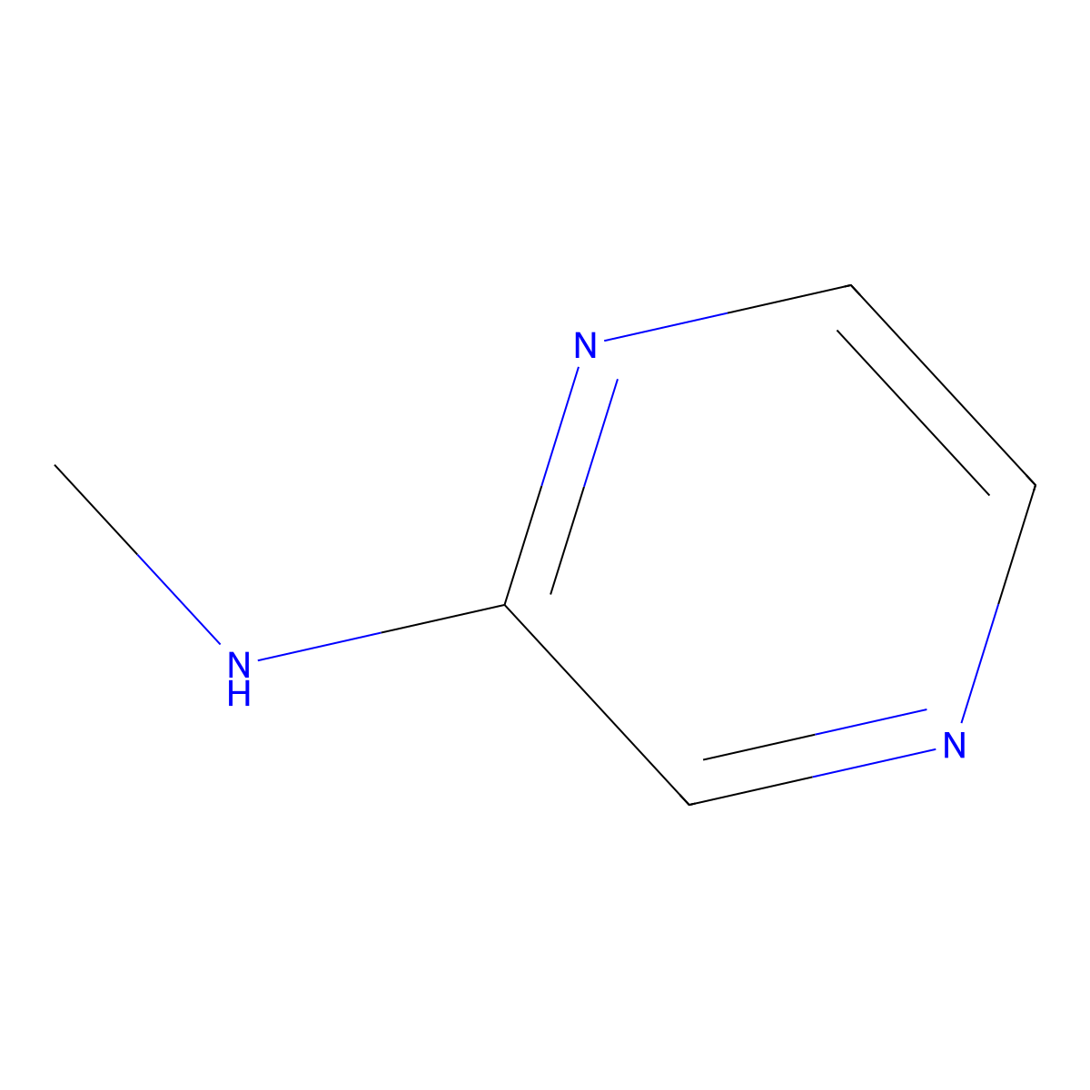 N-Methylpyrazin-2-amine molecular structure, CAS 32111-28-7