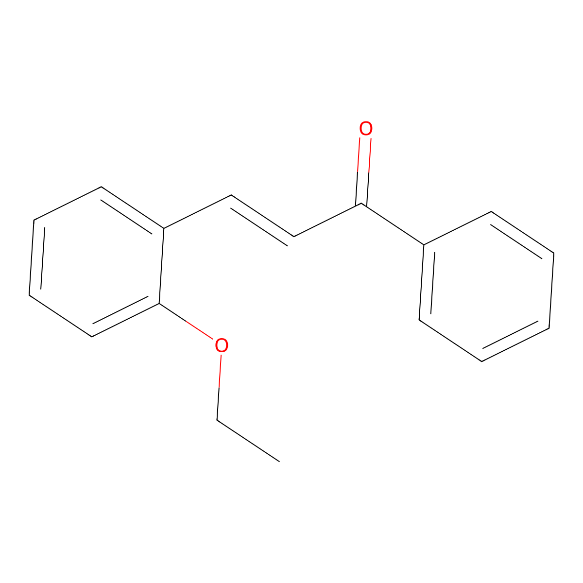 (2E)-3-(2-Ethoxyphenyl)-1-phenylprop-2-en-1-one molecular structure, CAS 32111-72-1