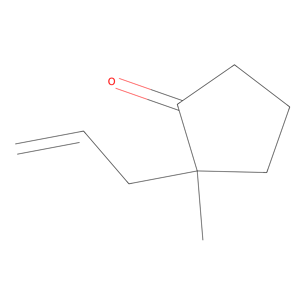 2-Allyl-2-methylcyclopentanone molecular structure, CAS 32116-66-8
