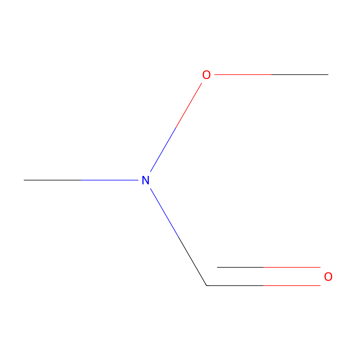 N-methoxy-N-methylformamide molecular structure, CAS 32117-82-1