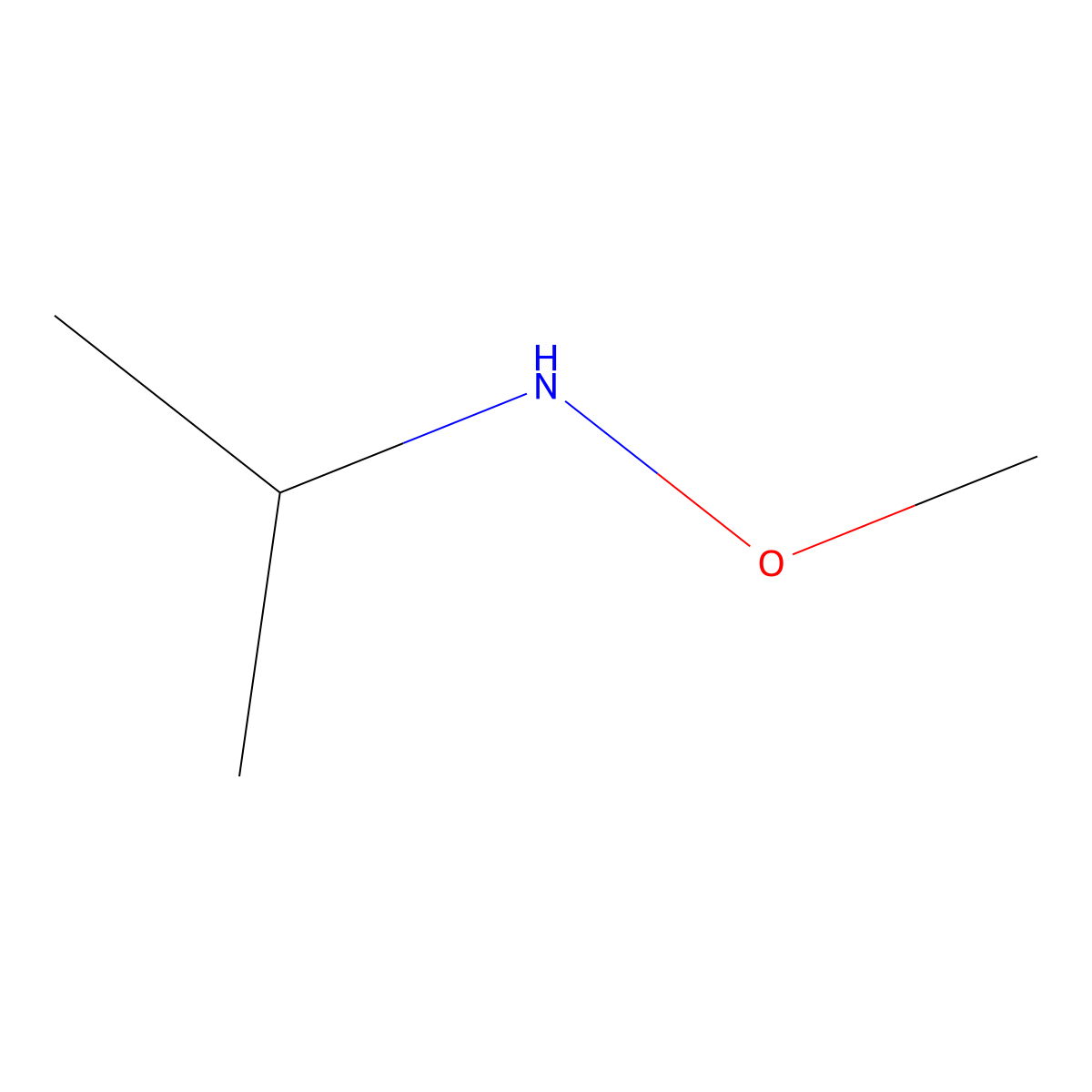 Methoxy(propan-2-YL)amine molecular structure, CAS 32118-22-2