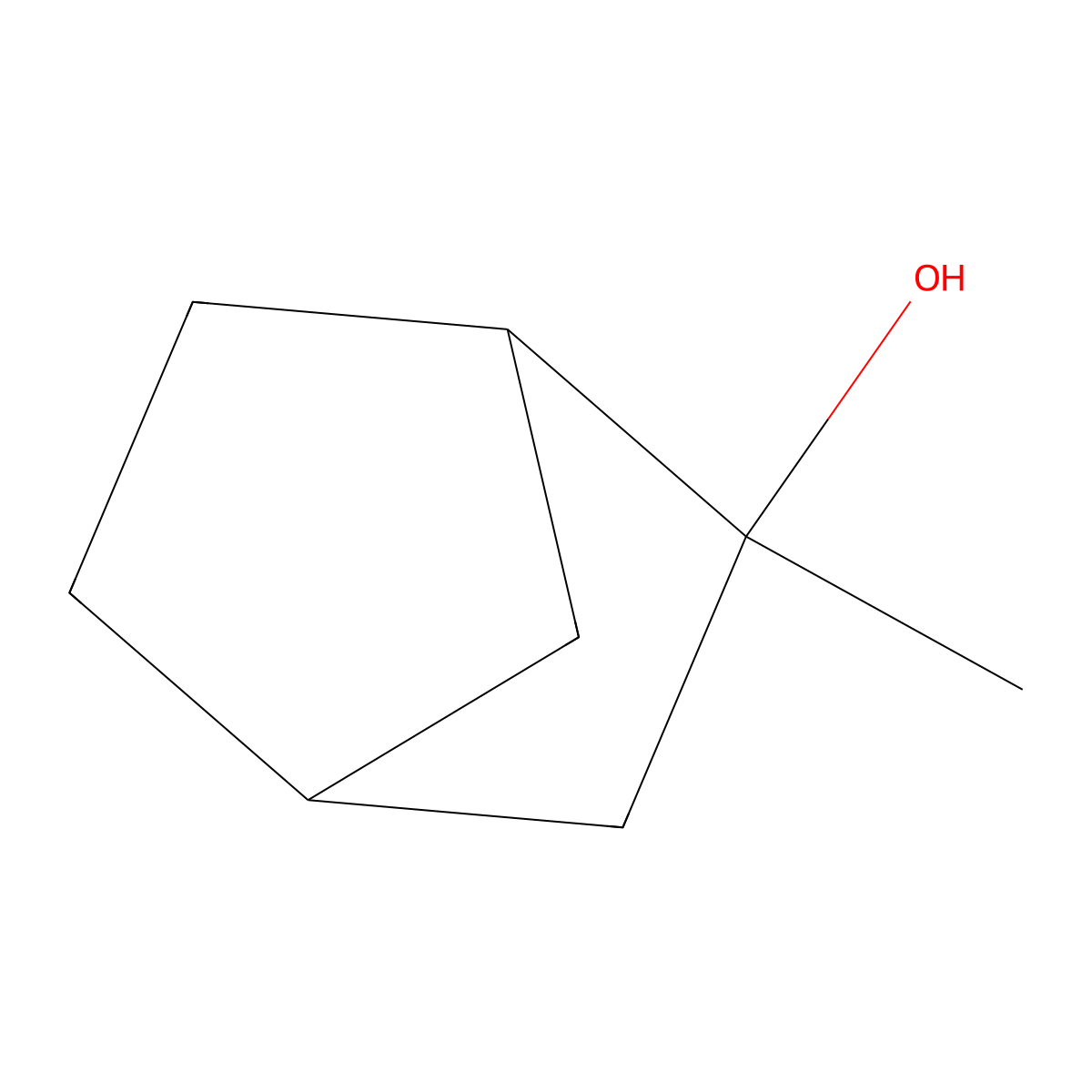 2-Methylbicyclo(2.2.1)heptan-2-ol molecular structure, CAS 3212-15-5