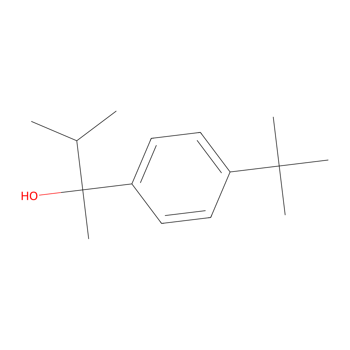 2-(4-tert-Butylphenyl)-3-methyl-butan-2-ol molecular structure, CAS 32122-04-6