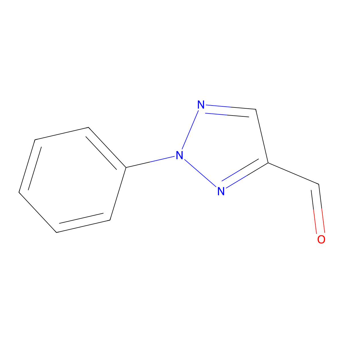 2-Phenyl-2H-1,2,3-triazole-4-carbaldehyde molecular structure, CAS 3213-80-7