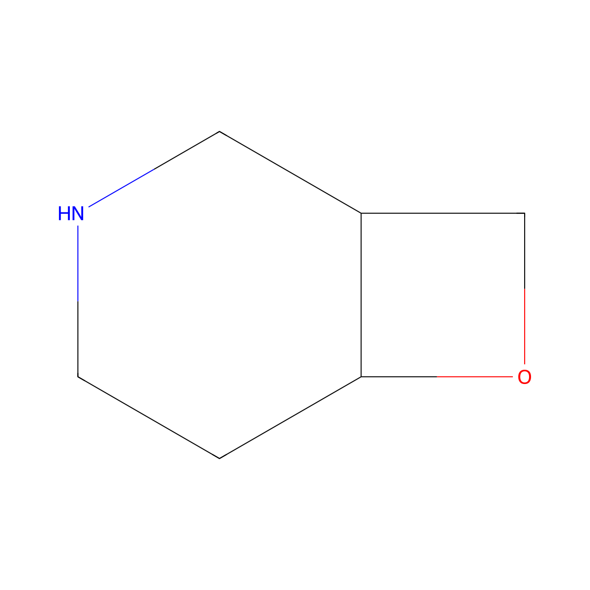 7-Oxa-3-azabicyclo[4.2.0]octane molecular structure, CAS 321351-72-8