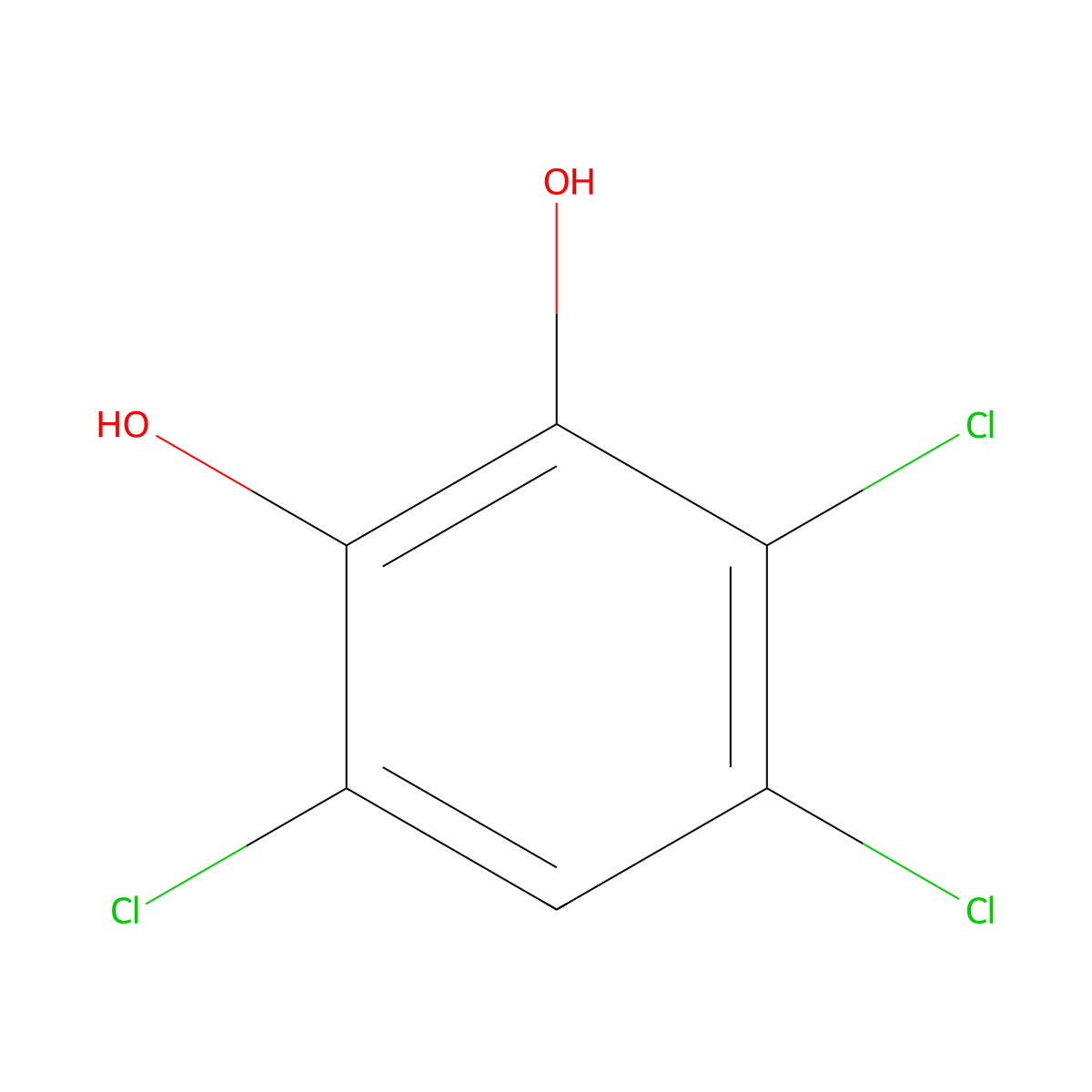 3,4,6-Trichlorocatechol molecular structure, CAS 32139-72-3