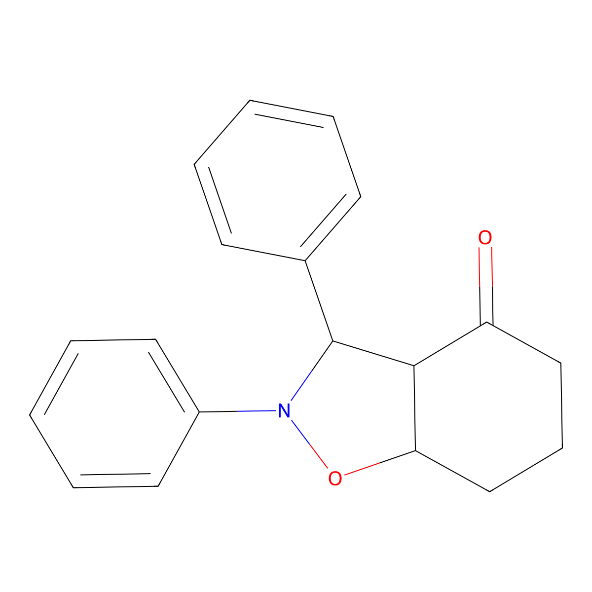 2,3-diphenylhexahydro-1,2-benzisoxazol-4(2H)-one molecular structure, CAS 321391-97-3