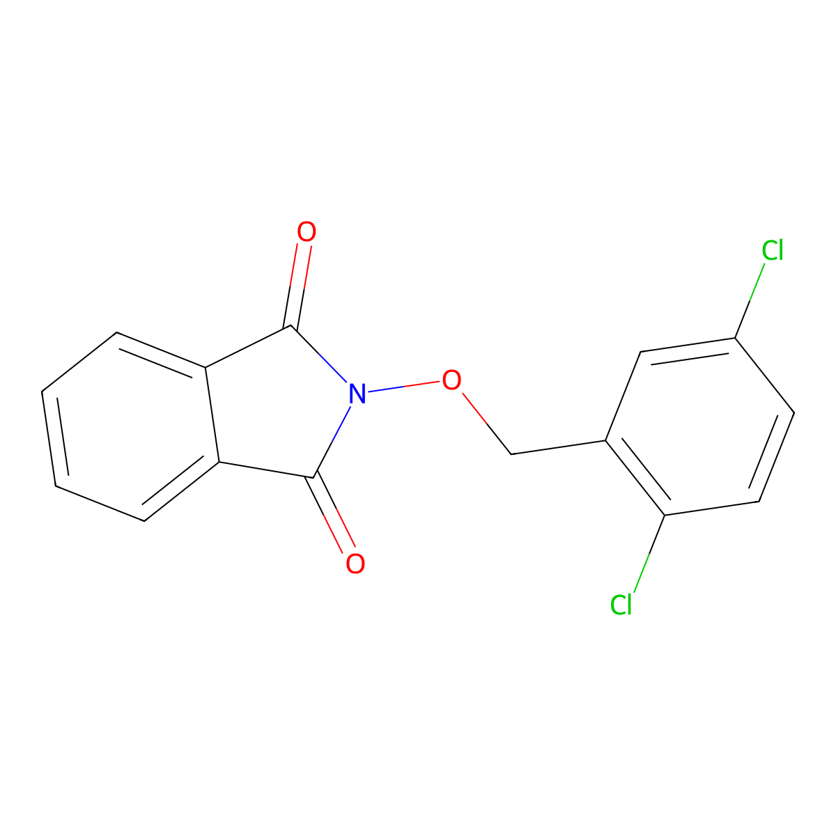 2-[(2,5-Dichlorophenyl)methoxy]isoindole-1,3-dione molecular structure, CAS 321430-35-7