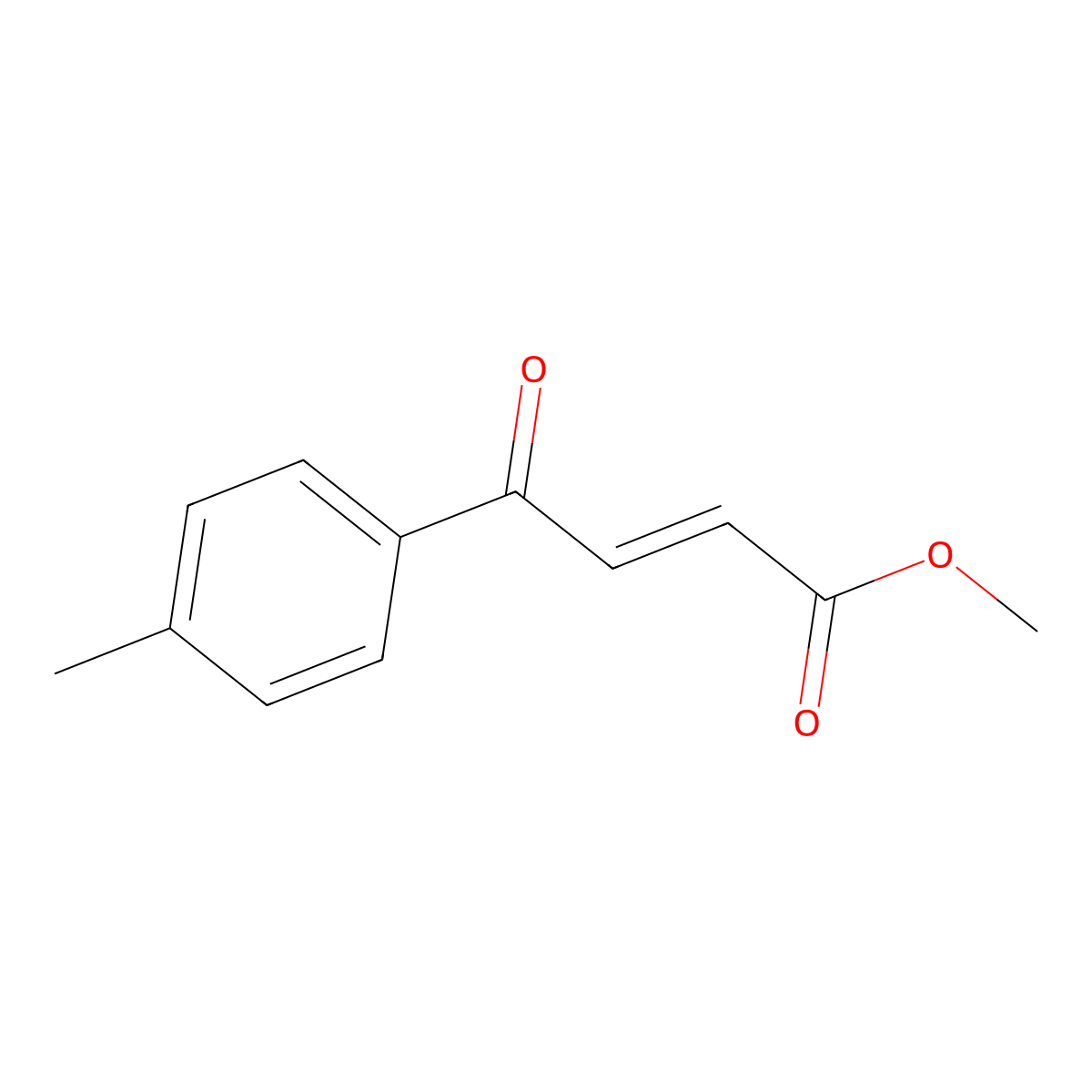 Methyl (2E)-4-(4-Methylphenyl)-4-oxobut-2-enoate molecular structure, CAS 32149-28-3