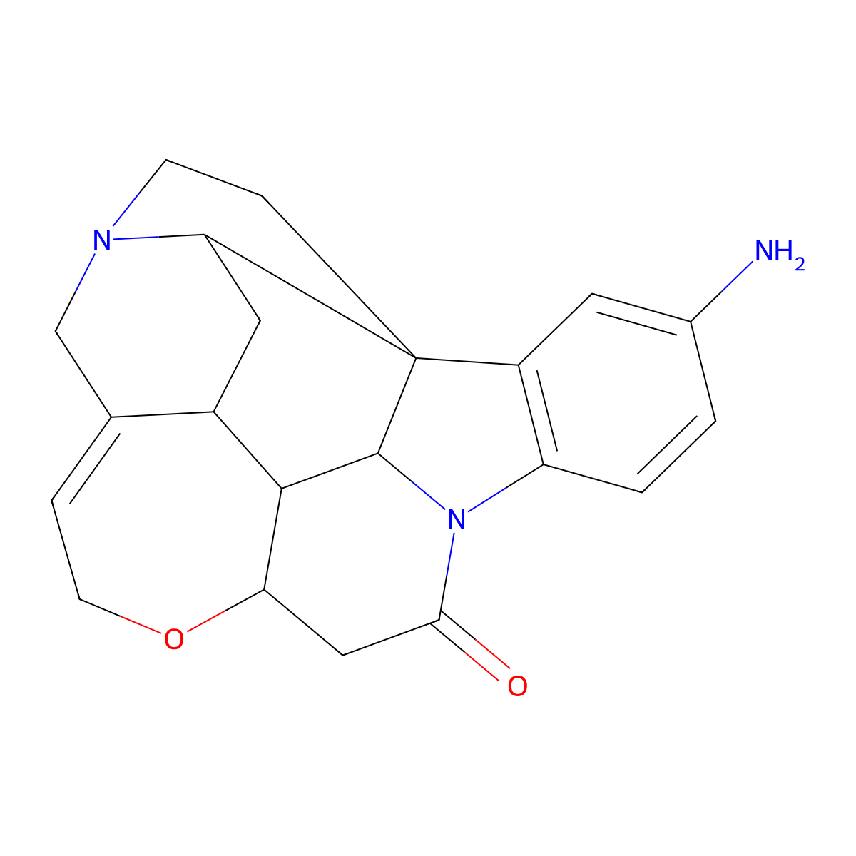 2-Aminostrychnine molecular structure, CAS 3215-24-5