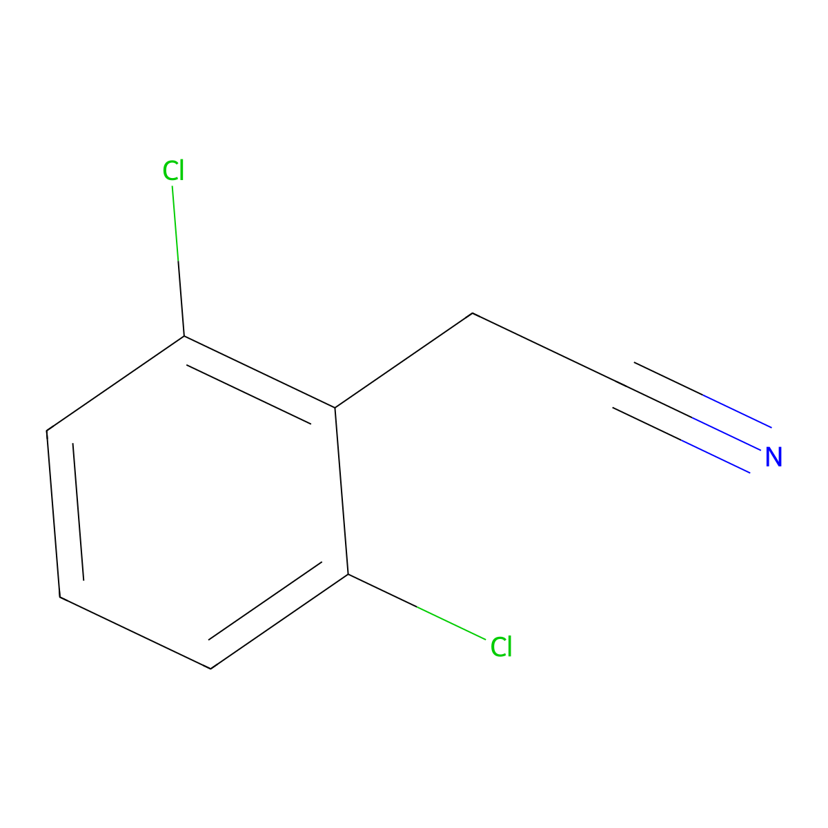 (2,6-Dichlorophenyl)acetonitrile molecular structure, CAS 3215-64-3
