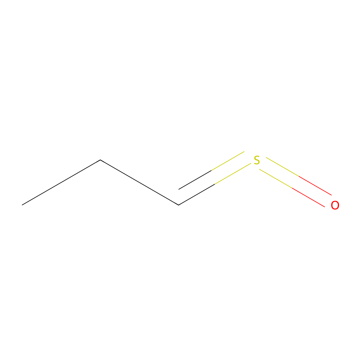 thiopropanal S-oxide molecular structure, CAS 32157-29-2