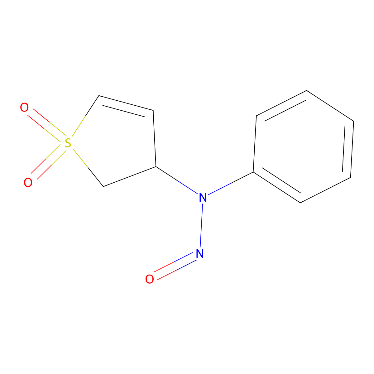 4-(Nitrosophenylamino)-4,5-dihydrothiophene-1,1-dione molecular structure, CAS 321580-77-2