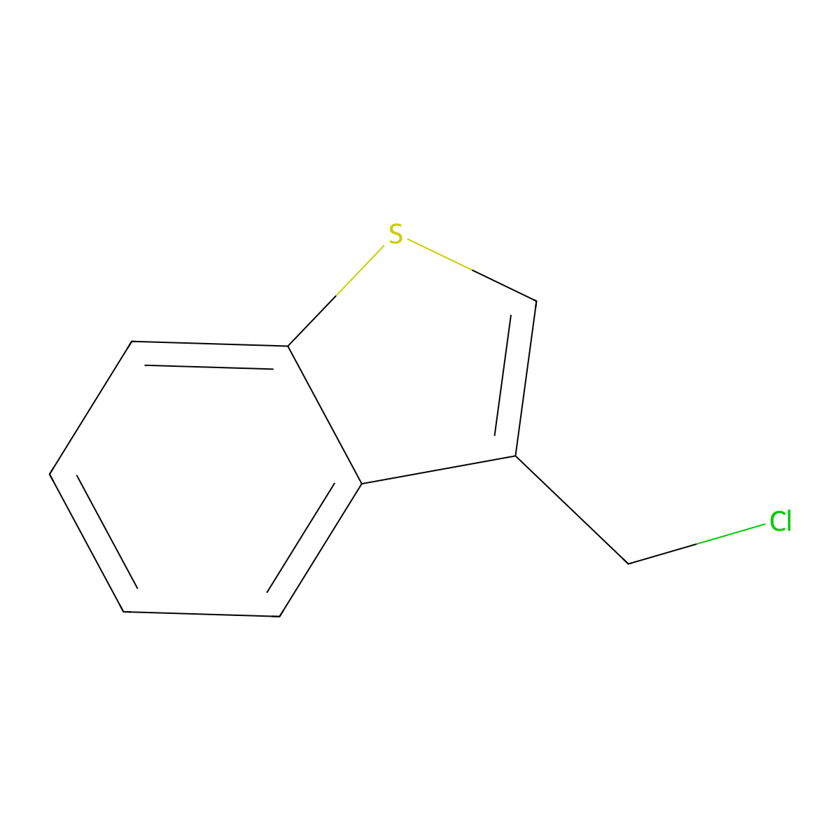 3-(Chloromethyl)benzo(b)thiophene molecular structure, CAS 3216-47-5