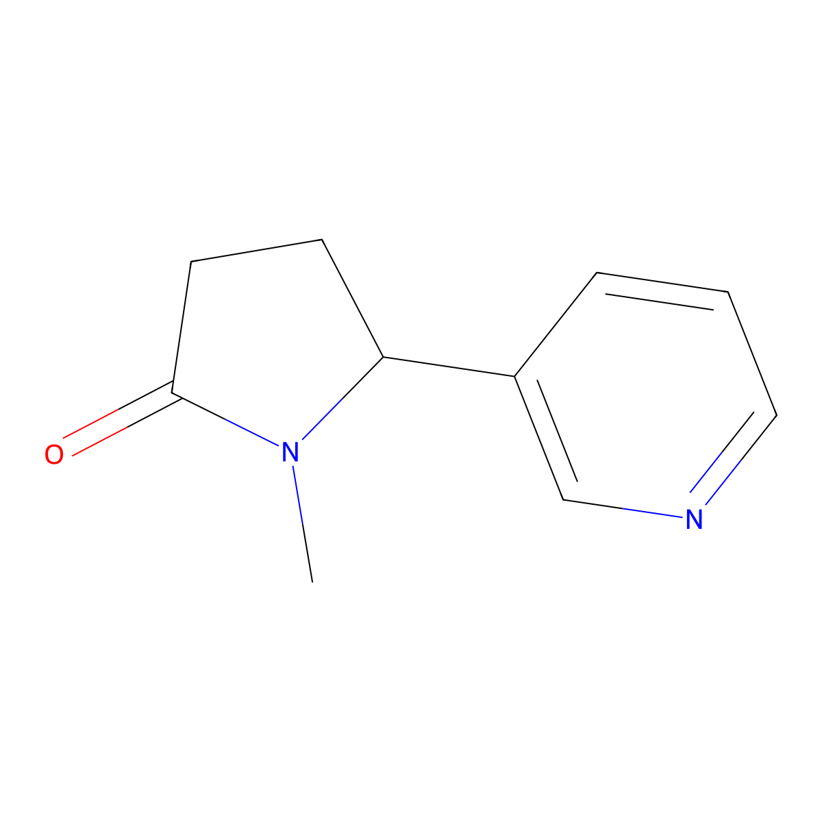 R-(+)-Cotinine molecular structure, CAS 32162-64-4