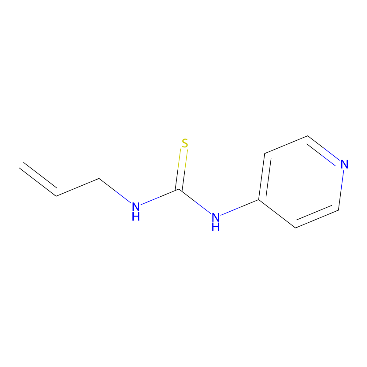 1-Allyl-3-(pyridin-4-yl)thiourea molecular structure, CAS 321689-96-7