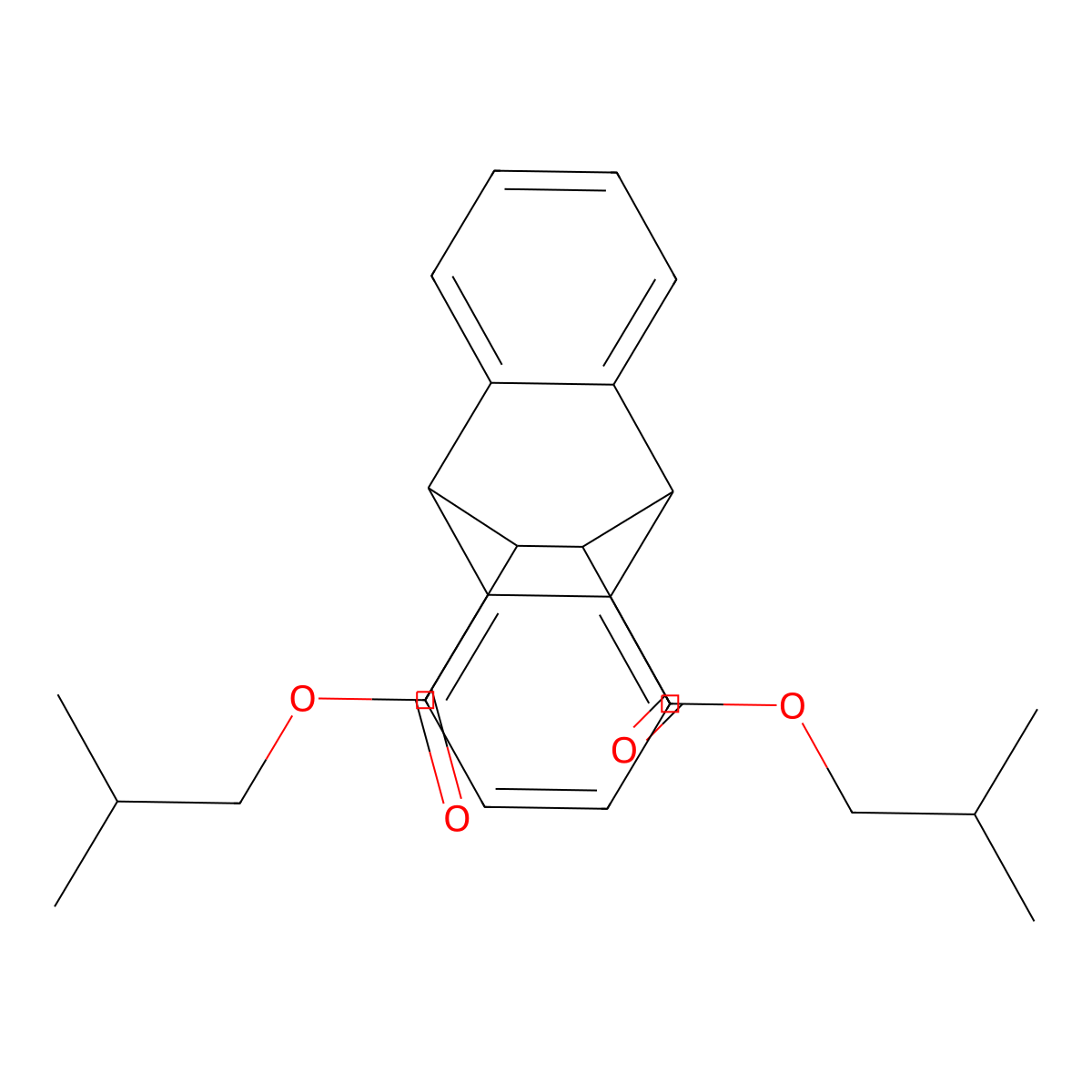 Diisobutyl tetracyclo[6.6.2.0~2,7~.0~9,14~]hexadeca-2,4,6,9,11,13-hexaene-15,16-dicarboxylate molecular structure, CAS 321690-17-9