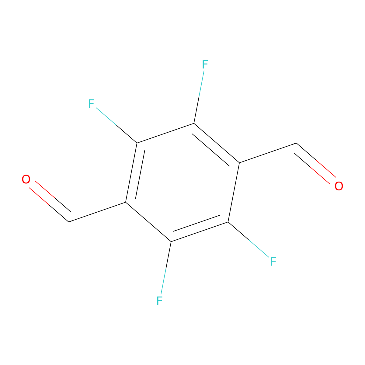 2,3,5,6-Tetrafluoroterephthalaldehyde molecular structure, CAS 3217-47-8