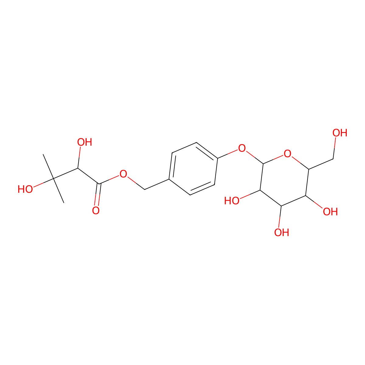 4-[(2,3-Dihydroxy-3-methyl-1-oxobutoxy)methyl]phen molecular structure, CAS 321722-02-5