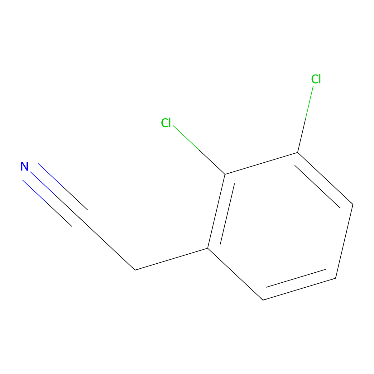 Benzeneacetonitrile, 2,3-dichloro- molecular structure, CAS 3218-45-9
