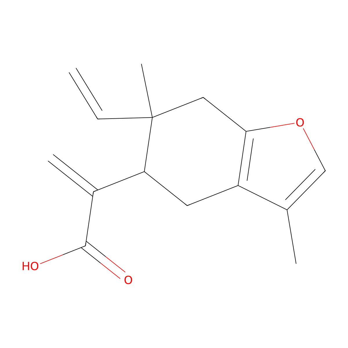 Isofischeric acid molecular structure, CAS 32180-37-3