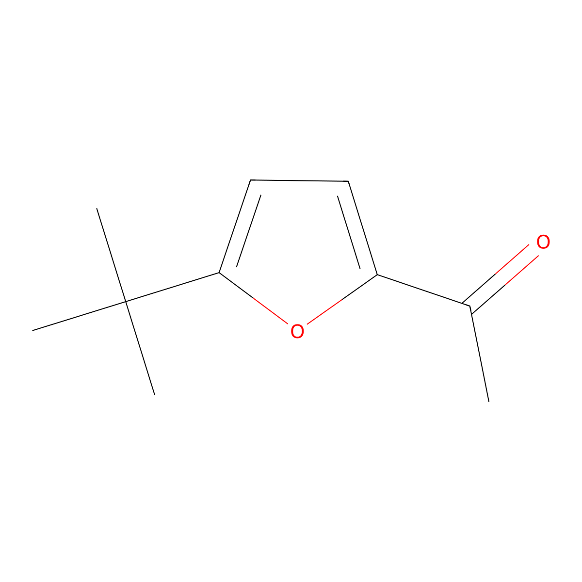 1-(5-tert-Butylfuran-2-yl)ethan-1-one molecular structure, CAS 32180-98-6