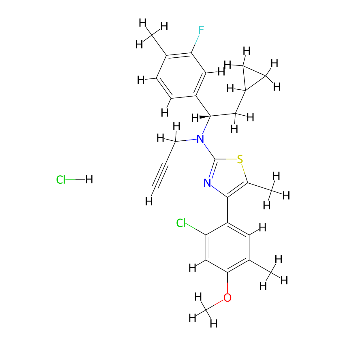 Crinecerfont (hydrochloride) molecular structure, CAS 321839-75-2