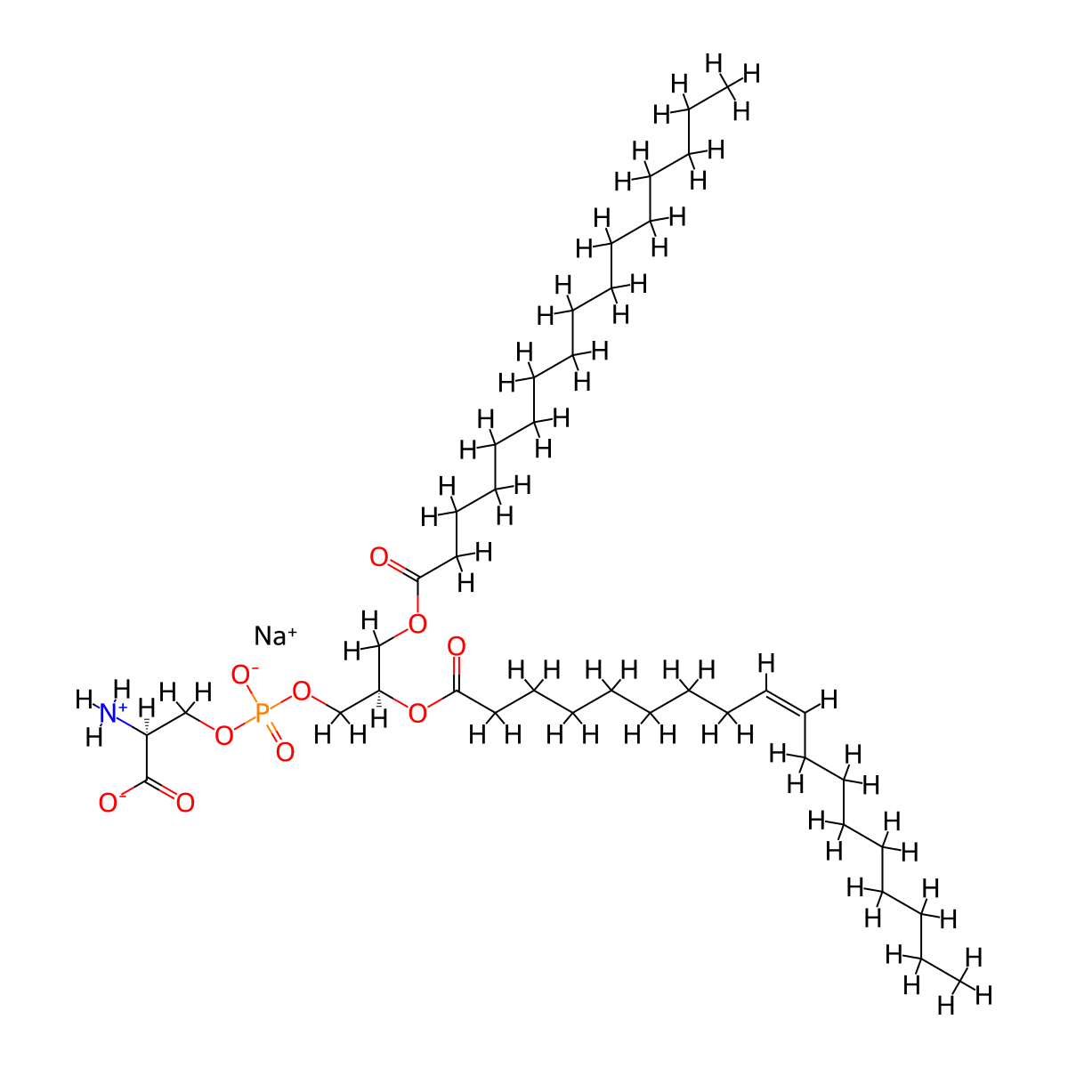 POPS-Na molecular structure, CAS 321863-21-2