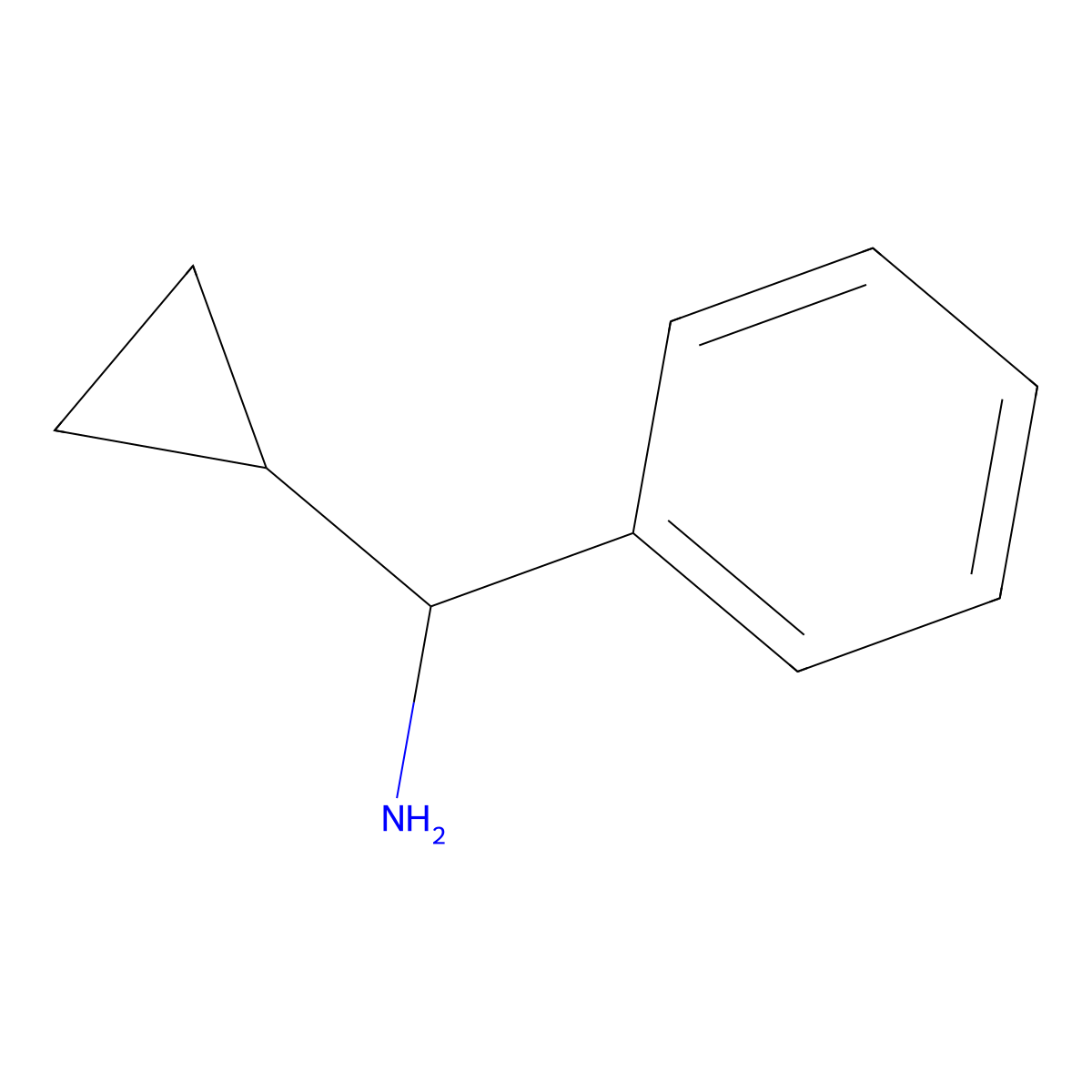 (S)-cyclopropyl(phenyl)methanamine molecular structure, CAS 321863-61-0