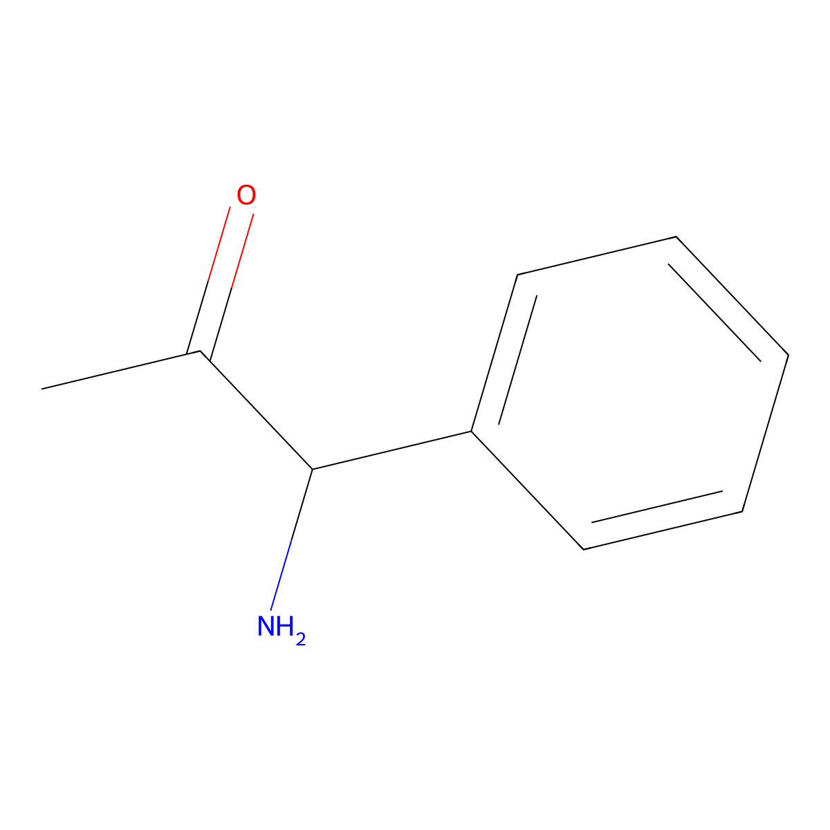 1-Amino-1-phenylpropan-2-one molecular structure, CAS 32187-27-2