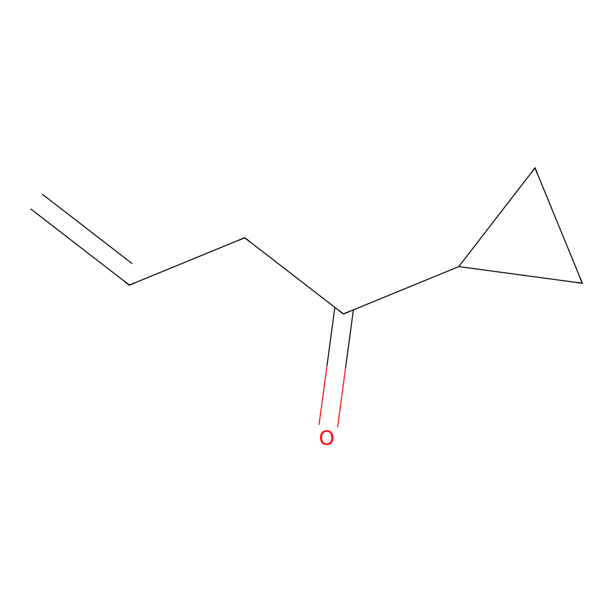 1-Cyclopropylbut-3-en-1-one molecular structure, CAS 321870-39-7